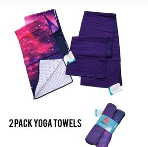 New Yogafina twin pack skidless mat towels Yoga Mat Galaxy